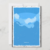 レーシングカーバースデーパーティー招待状 招待状 (裏面)