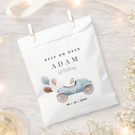 レーシングカーバースデー招待状　ファストワンバースデー フェイバーバッグ
