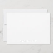 レーシングカーパーティーの男の子のイイデア 招待状 (裏面)