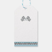 レーシングカープレゼントタグおめでとう2歳速い誕生日 ギフトタグ (裏面)