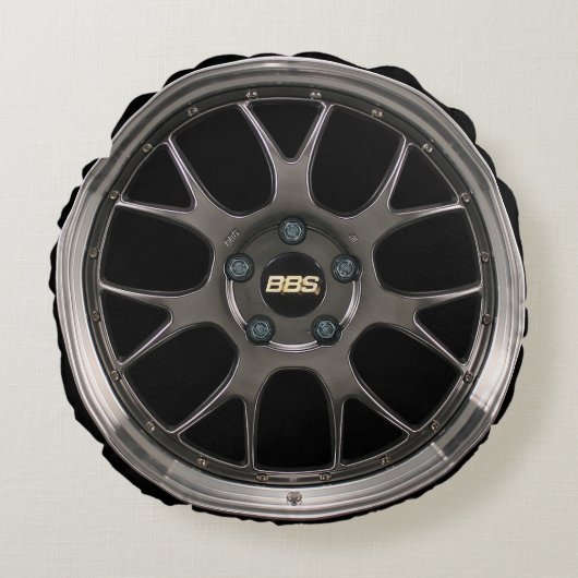 レーシングカーホイールリムグランツーリスモ映画GT7ラウンド ラウンドクッション (正面)