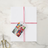 レーシングカーボーイ1st誕生日パーティー ギフトタグ (より糸付き)