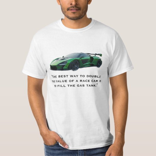 レーシングカーミニットシャツ Tシャツ (正面)