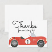 レーシングカールビーカード 招待状 (正面/裏面)