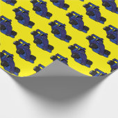 レーシングカーレーストラックファン ラッピングペーパー (角)