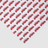 レーシングカーレースレトロレッド誕生日キッズ 薄葉紙 (詳細)