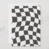 レーシングカーワイルドワン招待状 招待状 (裏面)