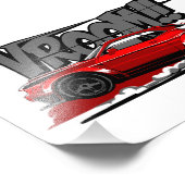 レーシングカー全速VROOM! フォトプリント            (角)