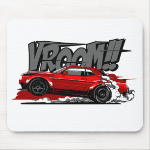 レーシングカー全速VROOM!マウスパッド マウスパッド