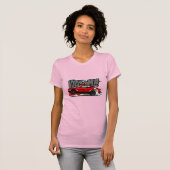 レーシングカー全速VROOM!女性Tシャツ Tシャツ (正面フル)