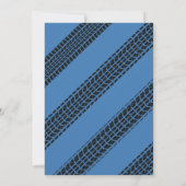 レーシングカー誕生日パーティー 招待状 (裏面)