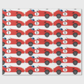 レーシングカー1 ラッピングペーパー (フラット)