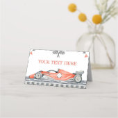 レーシングカー1stバースデーテント座席表 プレイスカード (裏面)