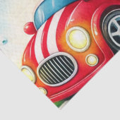 レーシングカー1st誕生日ボーイウォーター色キッズ 薄葉紙 (詳細)