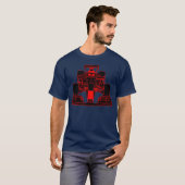 レーシングカー フォーミュラ レースカー 赤 お友達 友達 Tシャツ (正面フル)