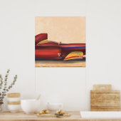 レーシングカー ポスター (キッチン)