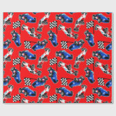 レーシングカー ラッピングペーパー (フラット)