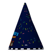 レーシングキッズレースカー誕生日テーマ パーティーハット (右)