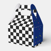 レーシングキッズレースカー誕生日テーマ フェイバーボックス (裏面サイド)