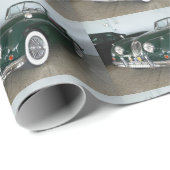 レーシンググリーンジャガーXK 120 ラッピングペーパー (ロールコーナー)