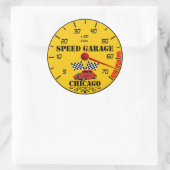 レーシングゲージのシール ラウンドシール (バッグ)