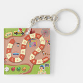 レーシングゲーム キーホルダー (裏面)