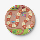 レーシングゲーム ペーパープレート (正面)