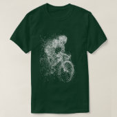 レーシングサイクリストダウンヒルバイクリディングプロサイクリングAr Tシャツ (デザイン正面)