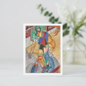 レーシングサイクリストby Metzinger ポストカード (スタンド正面)