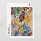 レーシングサイクリストby Metzinger ポストカード (正面/裏面)