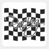 レーシングステッカーカスタマイズ、 スクエアシール (正面)