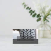 レーシングタイヤとスピードホイールの専門家をチューニング 名刺 (スタンド正面)