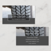 レーシングタイヤとスピードホイールの専門家をチューニング 名刺 (正面/裏面)