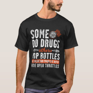 レーシングドライバーことわざスロットルターボ Tシャツ