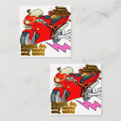 レーシングバイクアートスピード スクエア名刺 (正面/裏面)