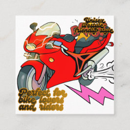 レーシングバイクアートスピード スクエア名刺
