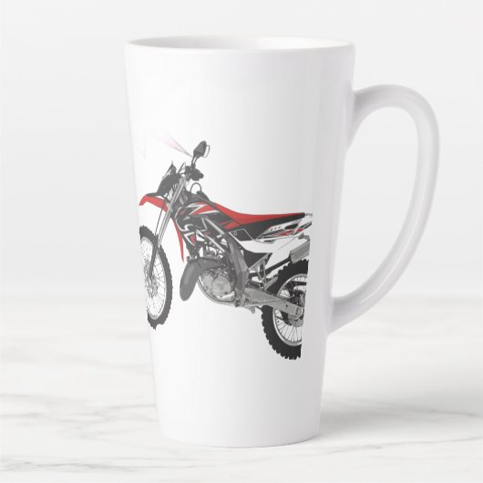 レーシングバイクアート カフェラテマグ (右)