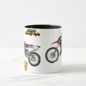 レーシングバイクアート マグカップ (中央)