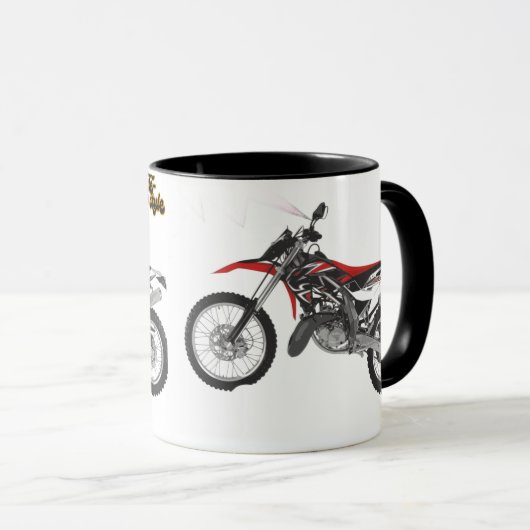 レーシングバイクアート マグカップ (正面右)