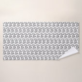 レーシングバイクリノプリント バスタオル (バスタオル)