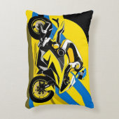 レーシングバイク及びライダー アクセントクッション (正面(垂直))