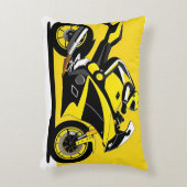 レーシングバイク及びライダー アクセントクッション (正面(垂直))