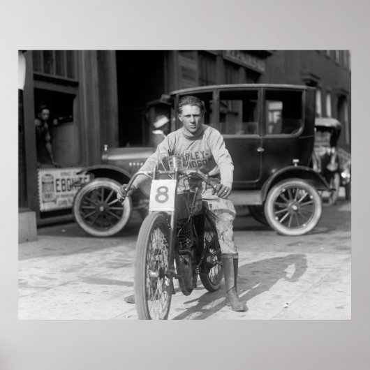 レーシングバイク, 1922 ポスター (正面)