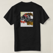 レーシングバイク Tシャツ (デザイン裏面)