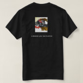 レーシングバイク Tシャツ (デザイン裏面)