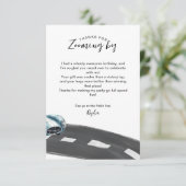 レーシングバースデーカード サンキューカード (スタンド正面)