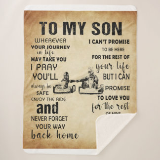 レーシングパパ私の息子にパパギフトの意味 シェルパブランケット