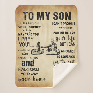 レーシングパパ私の息子にパパギフトの意味 シェルパブランケット