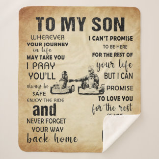 レーシングパパ私の息子にパパギフトの意味 シェルパブランケット