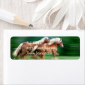 レーシングパロミノ差出人住所ラベル ラベル (インサイチュ)